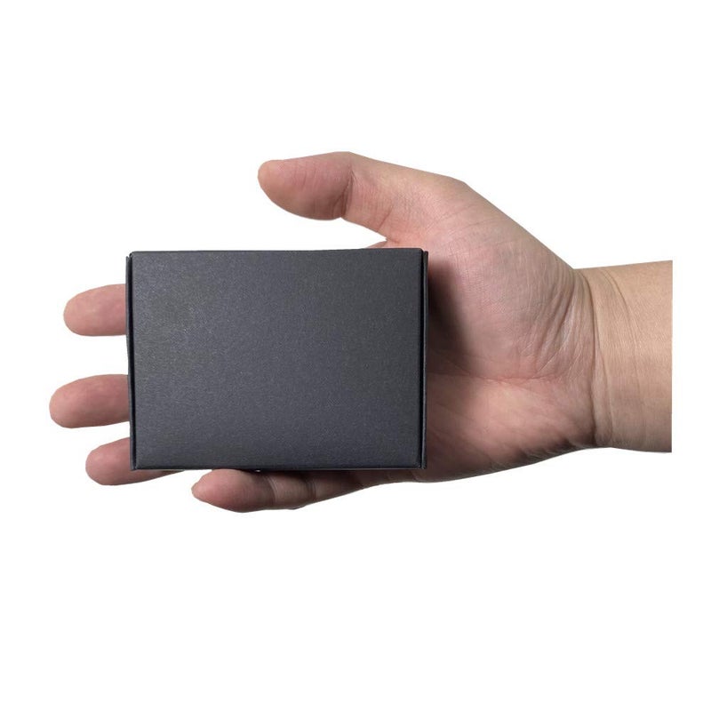 MITOB Handmade Soap Mini Crafts Small Cardboard Gift Boxes Kraft Paper Packing Boxes Cardboard Package Box Visit Card Party Kraft Paper Packaging Case (3.1x2.3x0.8 inch) - Image 1